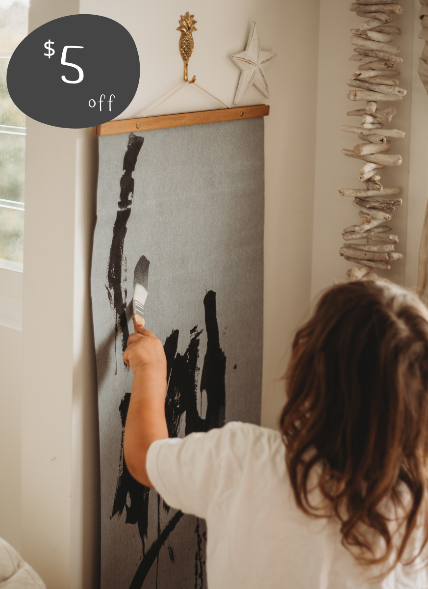 Magic Canvas & Brush Set: Paint with just water!