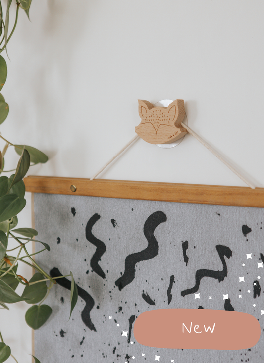 "Mama Fox" Adhesive Wall Hook