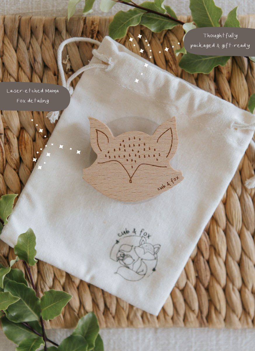 "Mama Fox" Adhesive Wall Hook