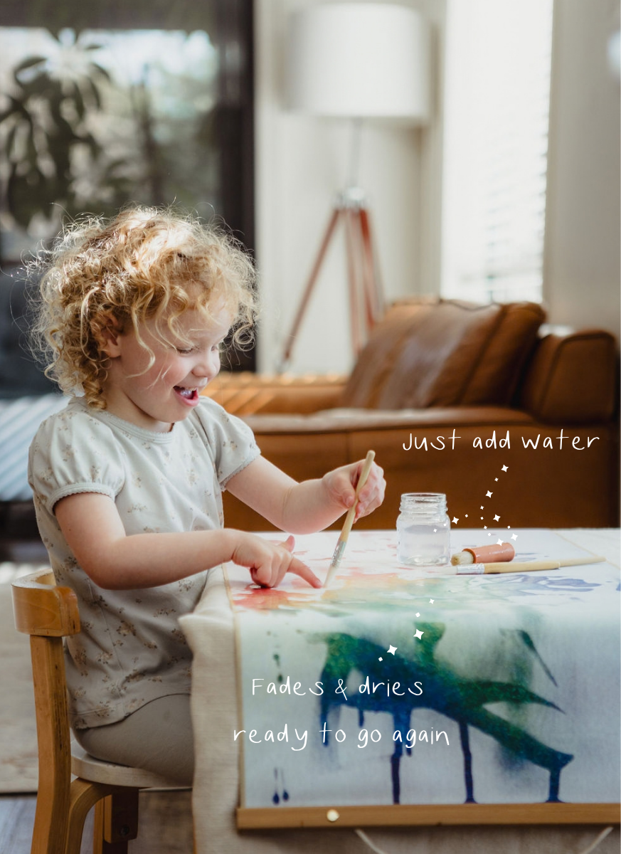 Rainbow Magic Canvas + Brush Set: Paint with just water!