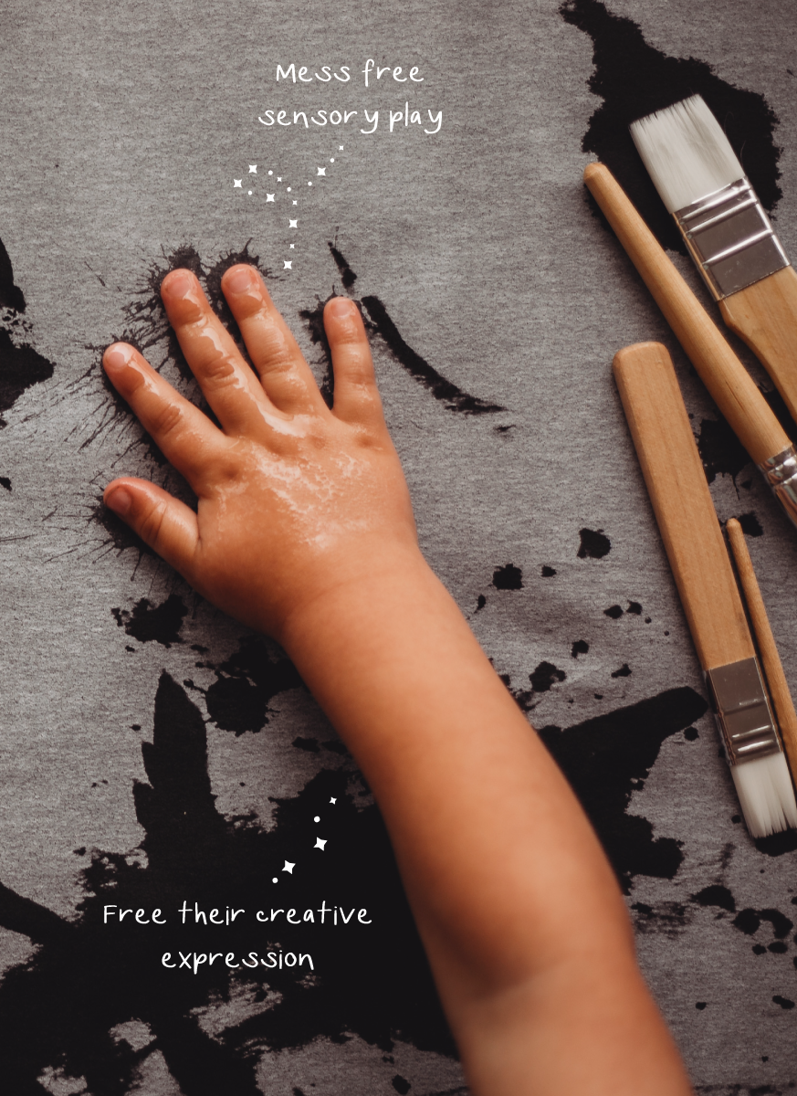 Magic Canvas & Brush Set: Paint with just water!