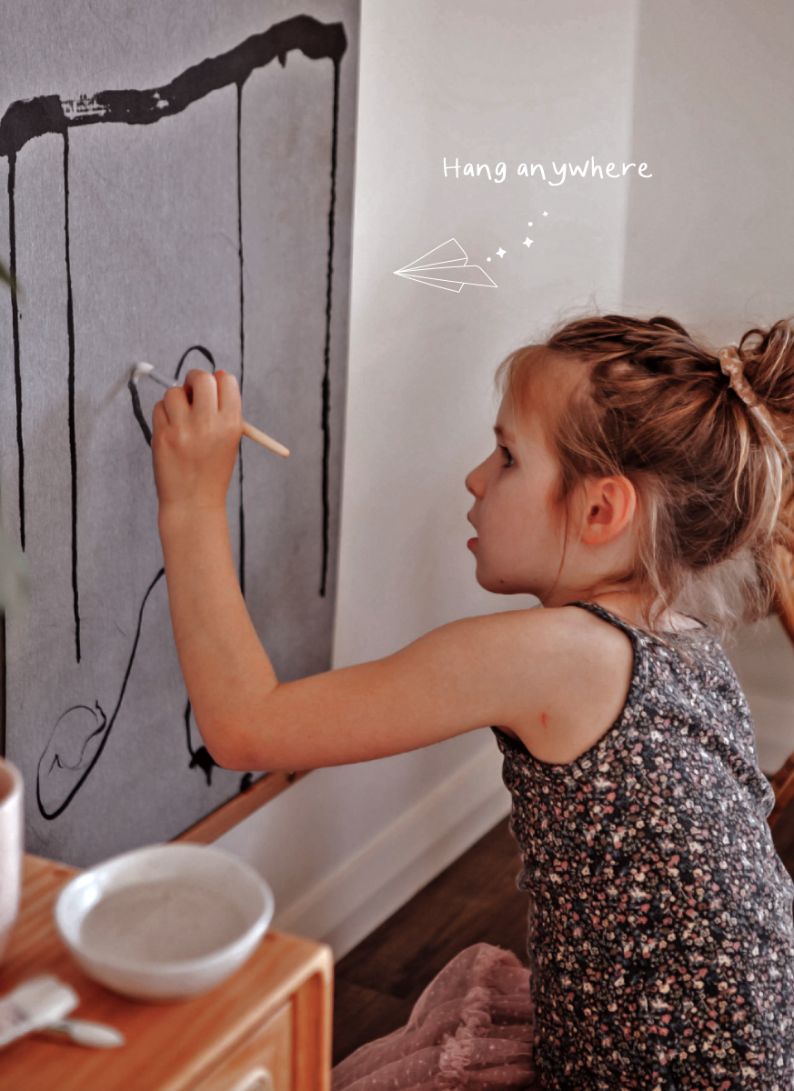 Magic Canvas & Brush Set: Paint with just water!