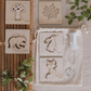 Woodland Stencil & Stamp Set