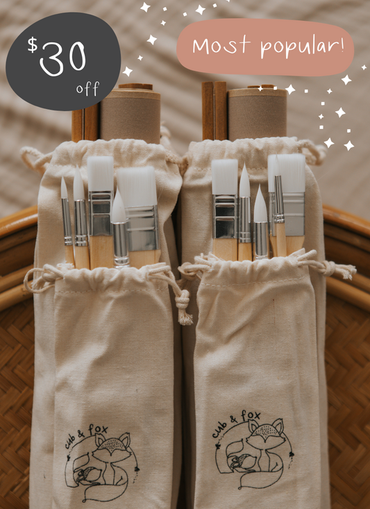 BUY 2: Magic Canvas + Brush Set