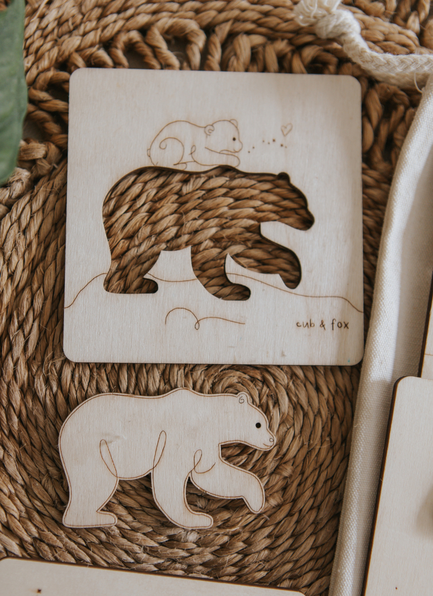 Woodland Stencil & Stamp Set